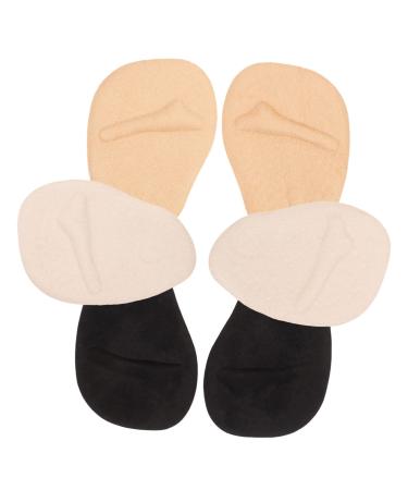 3 Pairs High Heels Forefoot Pad Nonslip Shoe Sole Protectors Non-Slip Sole Pads Foot Protection Insoles High Heel Shoe Grips Shoe Inserts for Women Forefoot Pads Women Shoe Pads