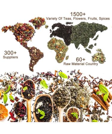 Plant Gift Blueberries Rooibos Tea mango flavor loose leaf rooibos tea grapes rose flower blueberries and chrysanthemum no caffeine hot and iced tea nonGMO herbal tea 70 g25oz - Buy Online on GoSupps.com