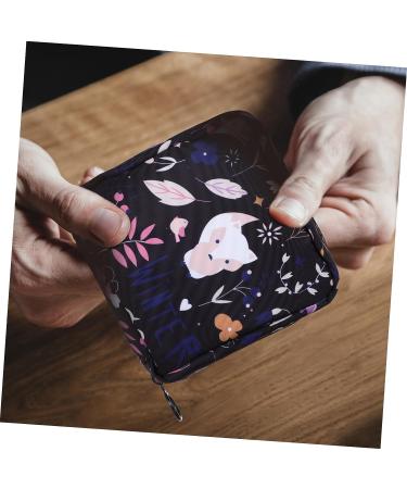 Lurrose Period Bag Set - Portable Napkin Storage for Teen Girls | Cute Nylon Makeup Pouch for Period Essentials - Buy Online on GoSupps.com