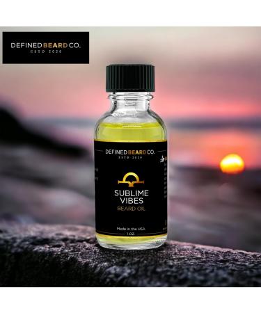 Sublime Vibes Beard Oil - 1 Fl Oz | Best Beard Itch Relief & Softness - Ship Internationally - Buy Online on GoSupps.com