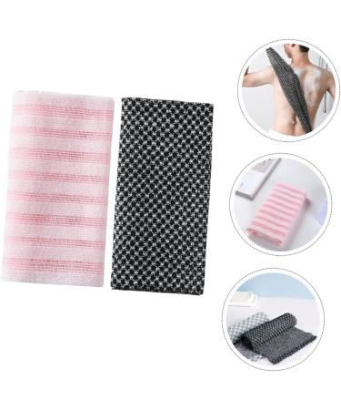 POPETPOP 6 Pcs Bath Towel Set - Double Sided Shower Scrubber Bath Sponges & Loofah Mitt for Ultimate Body Cleaning - Ideal for Smooth Skin & Relaxing Baths - Buy Online on GoSupps.com