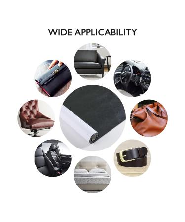 Leather Repair Patch  Self-Adhesive Leather Repair Tape Kit for Couches Furniture Drivers Seat Sofas Car Seats Black 4x79inch Black 4x79 IN - Buy Online on GoSupps.com