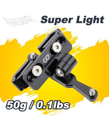 CyclingDeal Saddle Rail Mount Bottle Cage Adapter - Adjustable Angle Aluminum Alloy Holder for Road Bikes - Buy Online on GoSupps.com