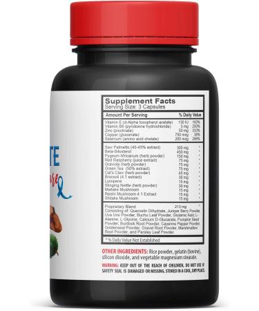 prostate support pills - PROSTATE SUPPORT PILLS - saw palmetto with nettle root saw palmetto for men prostate supplements nettle for hair growth nettle leaf tea for hair growth 3 Bot 180 Capsules - Buy Online on GoSupps.com