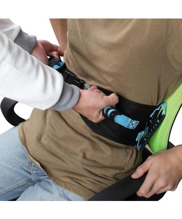 Ultra-Woven Gait Belt for Seniors & Disabled - Durable Transfer Strap with Handle | Ideal for Domestic Care & Walking Aids - Buy Online on GoSupps.com