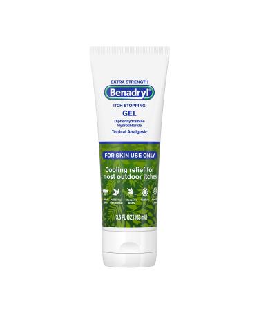 Benadryl Extra Strength Itch Stopping Gel 3.5 oz (Pack of 2)