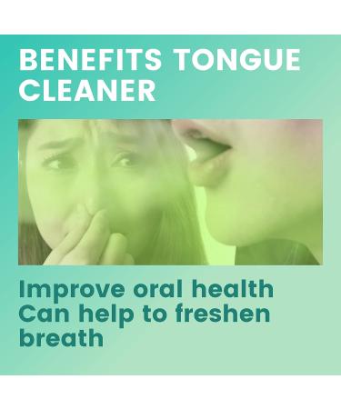 Buy Tongue Scraper for Adults & Kids - BreathRX Plastic Tongue Cleaner for Bad Breath | Easy to Use Hygiene Tool - 2 Sizes in 1 - Buy Online on GoSupps.com