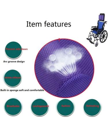 Adjustable Wheelchair Headrest Cushion Pillow with Back 16 Inch -20 Inch Wheelchair Headrest Neck Support Cushion Backrest Pad Pillow - Buy Online on GoSupps.com