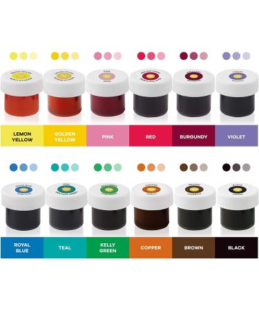 Wilton 12-Piece Gel Food Coloring Set - Vibrant Icing Colors for Baking - Buy Online on GoSupps.com