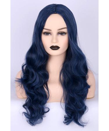 Topcosplay Blue Curly Wig for Girls | Kids Halloween Costume Accessory with Braid - Buy Online on GoSupps.com