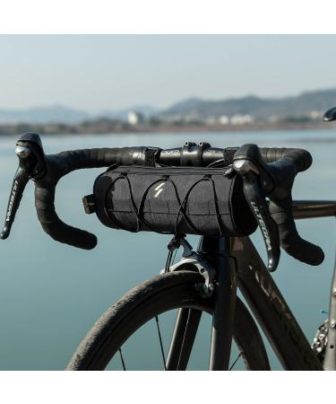 Rockbros Multifunctional Bicycle Handlebar Storage Bag - 2.4L Pocket with Shoulder Strap for MTB & Racing Bikes - Black - Buy Online on GoSupps.com