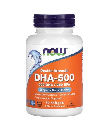 Omega 3 DHA 500mg EPA 250mg Now Foods (90 Capsules)