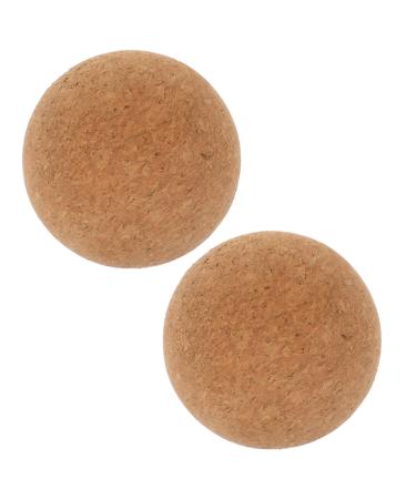 Orfofe massager 2st yogall cork peanut fascia neck massage device foot massager fitness-role high dense yoga aid cork ball 100mm