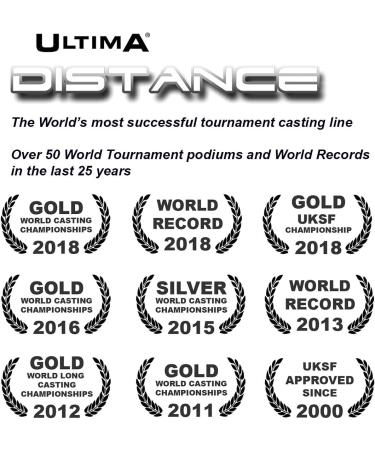 Ultima Distance Specialist Long Casting Line - 600m Spool Fire Orange 0.38mm 18.0lb/8.2kg | Premium Fishing Line for International Shipping - Buy Online on GoSupps.com