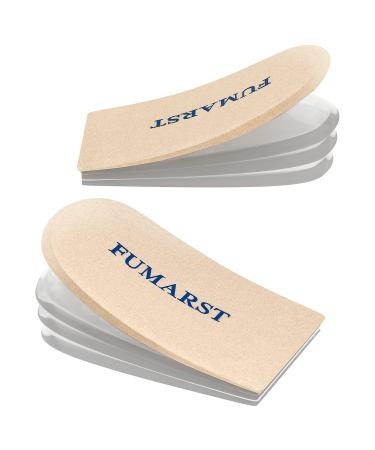 Adjustable Orthopedic Heel Lift Inserts Height Increase Insoles Heel Cushions for Leg Length Discrepancies Heel Pain Heel Spurs and Achilles tendonitis for Men and Women.