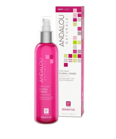 Andalou Naturals Floral Toner 1000 Roses Sensitive 6 fl oz (178 ml)