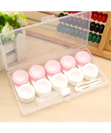 ZYHO Airlove Travel 6 Pack Contact Lens Case Container Holder Storage Box Portable Contact Lenses Travel Kits