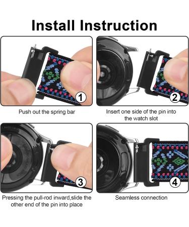 2 Pack Adjustable Elastic Bands for Garmin Venu/Venu 2 Plus/Venu Sq - Soft Replacement Wristband Strap for Garmin Smart Watches - Fashion Green & Purple - Buy Online on GoSupps.com