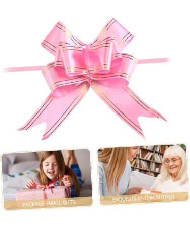FRCOLOR 6pcs Glossy Decorative Bow Set - Yellow Pink & Purple Ribbon Bows for DIY Gifts & Present Wrapping | International Shipping Available - Buy Online on GoSupps.com