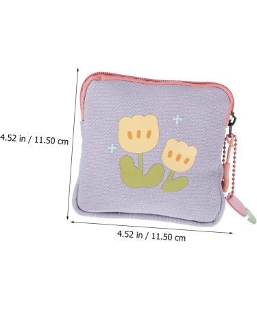 Gleavi Mini Travel Makeup Bags Set - 2 Portable Napkin Holders for Women - Period Pads & Culture Bags - 11.5x11.5x2cm - Buy Online on GoSupps.com