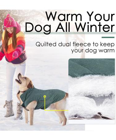 ThinkPet Dog Cold Weather Coats - Waterproof Reversible Winter Jacket for Small to Large Dogs - Buy Online on GoSupps.com
