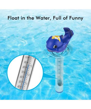 Formizon Floating Pool Thermometer | Break-Resistant Water Temperature Gauge for Pools Spas & Aquariums - Accurate & Durable - Buy Online on GoSupps.com