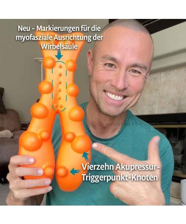 Original Trigger Point Massager for Neck & Shoulder Relaxation - Upper Back Pain Relief | eCommerce Shipping Worldwide - Buy Online on GoSupps.com