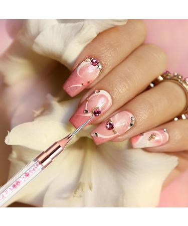 Dual-Ended Rhinestones Dotting Pen Set - 2 Pieces Mabor Nail Point Picker for DIY Nail Design & Strass Applications - Buy Online on GoSupps.com