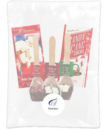 Belgian Milk Chocolate Spoons Individually Wrapped with Mini Dehydrated Marshmallows and Individual Packets of Cocoa Powder Holiday Stocking Stuffers Pack of54 1.25 Ounces Each - Buy Online on GoSupps.com