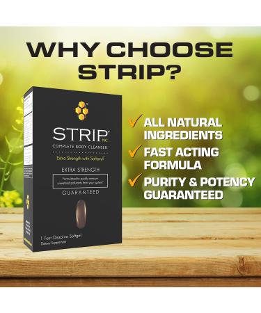 Wellgenix Strip NC Complete Body Cleanser- Extra Strength with Softpsyll- 2 Pack Fast Dissolve Softgels - Buy Online on GoSupps.com