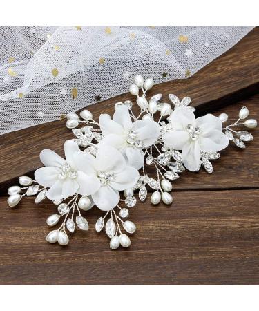 Bridal Side Hair Clips | Pearl Bridal Headpiece & Exquisite Wedding Hair Accessories for Worldwide Shipping - Buy Online on GoSupps.com