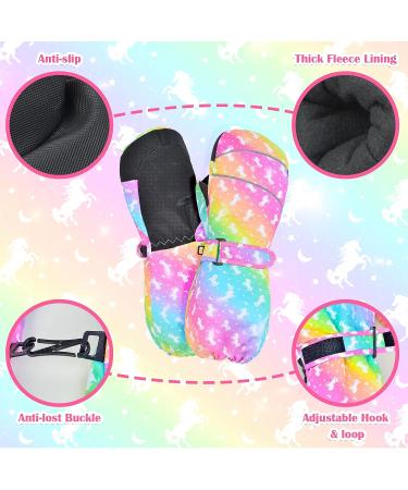 PAMAID Kids Ski Mittens - Waterproof Winter Gloves for Girls 3-8 Years - Buy Online on GoSupps.com