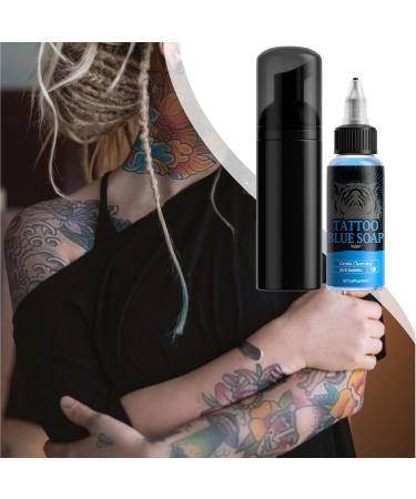  G n rique Body Piercing Soap | 50ml Blue Non Irritating Cleanser - After Piercing Care Cleanser With Foaming Bottle - For Men Wash And Hygiene Routine At Home & Travel - Buy Online on GoSupps.com