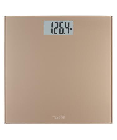Taylor Precision Products Digital 400 lb Capacity Bathroom Scale Champagne