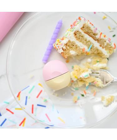 eos Birthday Cake Shea Lip Balm - 24 Hour Hydration | Gluten-Free Lip Care | 0.25 oz - Buy Online on GoSupps.com