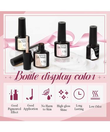 VANREESA Gel Nail Polish Kit with 12 Colors and 36W UV Light - Manicure Set for Women - Buy Online on GoSupps.com