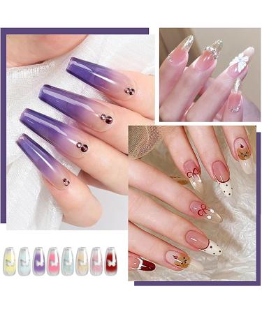  Derwrtup Blending Gel - Gradient Paint Gel - Set of 8 Colors Accessories for Women and Girls Manicure Nail Designs for Artistic Expression - Buy Online on GoSupps.com