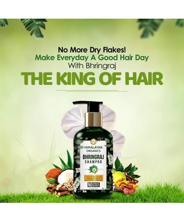 Himalayan Organics Bhringraj Ayurvedic Therapeutic Shampoo - Hair Regrowth & Fall Control - 200ml - Buy Online on GoSupps.com