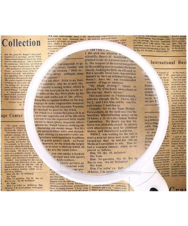 Magnifying Glasses for Hobbies Reading Magnifier Desktop Magnifying Glass 6 LED Light Source Interchangeable Lampshade for Reading and Maintenance Size: 320 X 168 X 300mm Vision - Buy Online on GoSupps.com