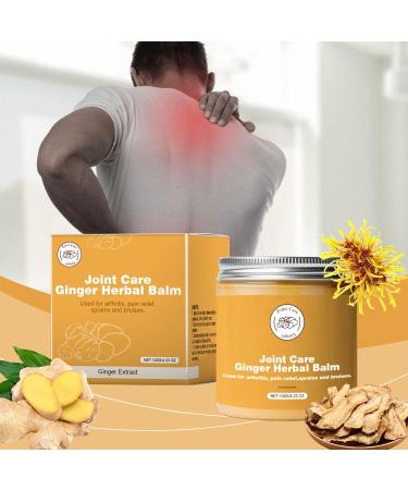 Natural Ginger Herbal Balm Organic Ginger Balm for All Skin | 4.23oz International Shipping Available - Buy Online on GoSupps.com
