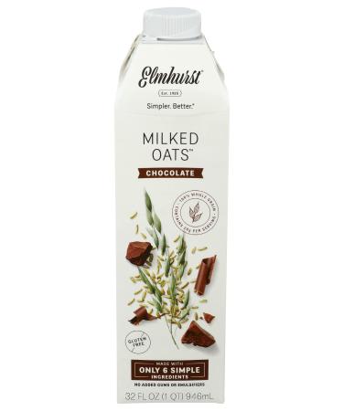 ELMHURST Chocolate Milked Oats, 32 FZ