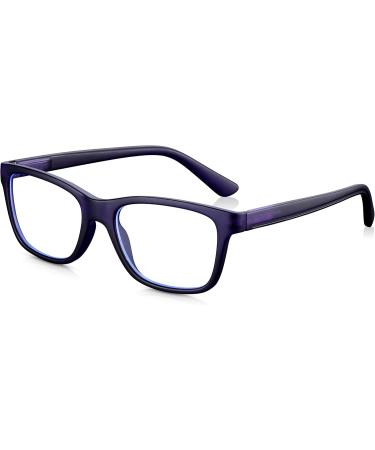 Buy Read Optics Blue Light Glasses for Kids Aged 3-10 | Eye Protection & Headache Relief | Non-Prescription Matt Frosted Purple - Buy Online on GoSupps.com