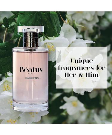 Beatus Paris Gardens - Luxury Perfumes for Women - Rose Perfume - Long-Lasting Spicy Rose Jasmine and Sandalwood Women's Fragrances - 3.4 oz - Buy Online on GoSupps.com