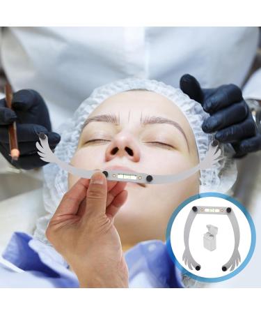 Ipetboom 4pcs Brow Ruler Stencils Brow Mapping Eyebrow Shaping Kit Eyebrow Ruler Mapping Ink Line Foldable - Buy Online on GoSupps.com