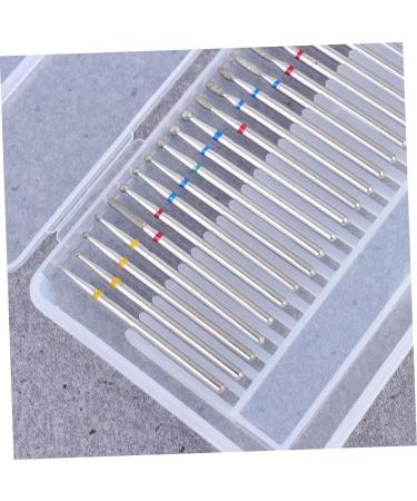 minkissy Diamond Tipped Drill Bits 1 Box Nail Cylinder Head Grinding Head Polisher Manicure Tools Diamond Drill Bit Manicure Head Alloy Glitch To Rotate - Buy Online on GoSupps.com