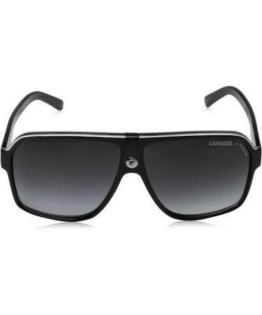 Carrera CA33/S Pilot Sunglasses - Black Cry Grey Frame/Dkgray Gradient Lens 62mm - Buy Online on GoSupps.com