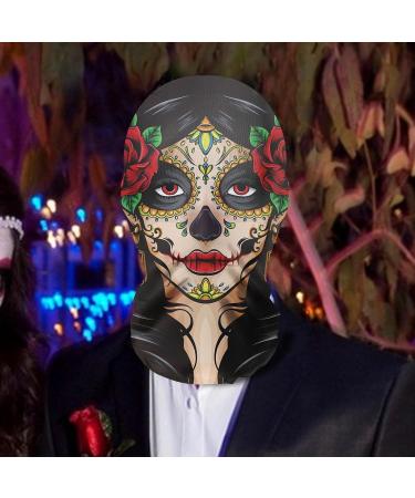 Halloween Ghost Masque - Horror Funny Mesh Full Headdress | Breathable And Realistic Ghost Masque Costume For Halloween Cosplay and Masquerade - Buy Online on GoSupps.com