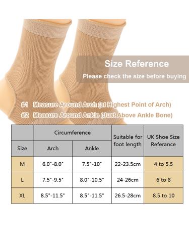 Kunoli Ankle Support Socks for Ligament Damage and Sprained Ankle Recovery - Compression Brace for Men and Women - Functional Support Socks (Size M) - Buy Online on GoSupps.com