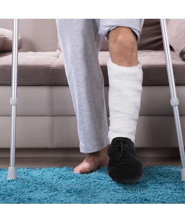 Adjustable Black Fibee Cast Toe Cover Sock - Non Slip, Keep Warm Protector for Foot Leg Casts - One Size Fits Most (14.5 Long, 0.5 Thick) - Buy Online on GoSupps.com