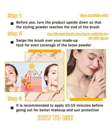 Buy SPF 50++ Mineral Sunscreen Setting Powder | Lightweight Matte Translucent Face Powder with Brush | Oil Control & Breathable Concealer - International Shipping Available - Buy Online on GoSupps.com